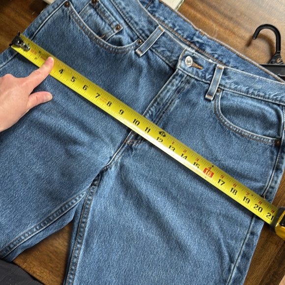 Vintage Levi's 505 Straight Jeans in Deep Blue 2004 12 - Picture 9 of 10